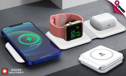 Swiss Military Foldable MagSafe Charging Pads!